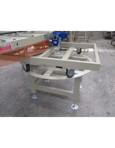 TURNABLE CURVE WITH DOUBLE MOTORIZATION